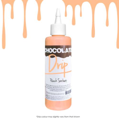 Chocolate Drip - Peach Sorbet 250g - Click Image to Close